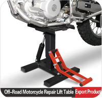 Plateforme élévatrice hydraulique pour réparation de motos, support de levage réglable pour moto, vente directe d'usine