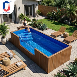 Fiberglass Above Ground <b>Pool</b> Leak proof Prefabricated Design Full Set Equipment Family Coastal Resort <b>Pool</b> Wholesale <b>pool</b> - Product Image 1