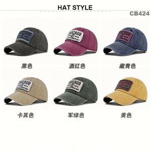 Gorra de Béisbol con Logotipo Bordado Personalizado, Gorra de Béisbol de 6 Paneles con Visera Curva y Cierre a Presión para Hombre - Product Image 2