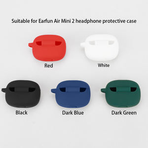 Venta al por mayor funda para auriculares Earfun Air <span class=keywords><strong>Mini</strong></span> <span class=keywords><strong>2</strong></span>, funda de silicona para auriculares, funda para auriculares inalámbricos, funda para auriculares para <span class=keywords><strong>airpods</strong></span> PRO box - Product Image 2