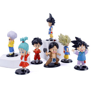 7 unids/set Son Gohan Son Goku <span class=keywords><strong>Bulma</strong></span> Super Saiya PVC figura de acción modelo <span class=keywords><strong>Dragon</strong></span> Balls Anime figurita DBZ niños juguetes muñeca regalos - Product Image 2