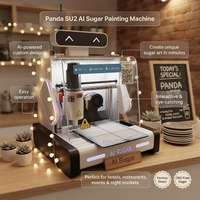 Imprimante 3D alimentaire Panda nouvelle, personnalisable, intelligente, électrique, automatique, contrôlée par Android, facile à utiliser, pour pâte à sucre et peinture alimentaire