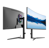 Lenovo Lecoo 34 pouces Fish Screen Monitor 4K High Brush 100Hz HDR 1ms Smart Split Screen Moniteur de jeu