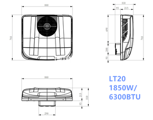 Pour Colku 24V électrique sur le toit AC unité de refroidissement climatiseur de camion robuste pour Scania R/G <span class=keywords><strong>série</strong></span> MB acteurs pour Volvo FH-nouveau - Product Image 3