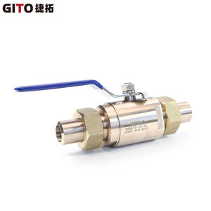 Vanne à boisseau sphérique manuelle haute pression en cupronickel B10, résistante à la corrosion et à l'eau de mer, pour eau et gaz, conception à soudure par emboîtement - Product Image 5