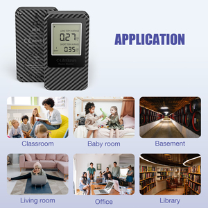 Monitor de calidad del aire de mano, <span class=keywords><strong>medidor</strong></span> de radón, aire interior, suelo, agua, uso, Monitor de radón, pantalla LCD, Detector de radón Digital - Product Image 4