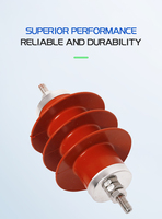 Parafoudre à oxyde métallique HQ-6 6kV pour la protection des câbles de transmission électrique
