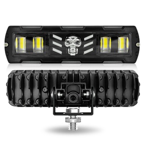 Feux antibrouillard LED RGB 12V-24V, nouveau style, feux de conduite, feux stroboscopiques d'urgence pour moto, camion, SUV, VTT - Product Image 3