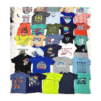 Baju Kaos Anak Bekas Grosir Ukay Ukay, Pakaian Kasual Musim Panas untuk Anak, Baju Bekas Anak dalam Jumlah Besar