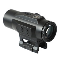Loupe prismatique tactique BUZZARD 5X avec fixation rapide rabattable pour viseur point rouge ou holographique de chasse