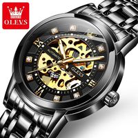 Montre pour homme OLEVS 9901, marque de luxe, nouveau modèle, montre mécanique automatique, plus de réduction, vente chaude, montre pour homme