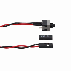 Kit de Cables de Repuesto para Reinicio de Energía con LED para ATX PC-FCC, Arnés de Cables Macho-Macho de PVC con Conector LED - Product Image 5