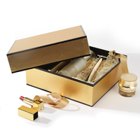 Boîte de soins de la peau personnalisée emballage cosmétique pliable en carton boîte-cadeau cosmétique avec insert en mousse pour huiles capillaires