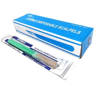 SCALPÉL DE MÉDICHEUR JETABLE AVEC MANCHE EN PLASTIQUE POUR DERMAPLANING - Product Image 2