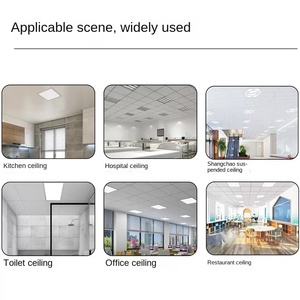 Mới Nhất Hiện Đại 600*600 Mm Đục Đường Chéo Nhôm Trần Bảng Điều Chỉnh Trần Lưới Sẵn Sàng Snap-Trong Lay-Trong Hệ Thống - Product Image 3