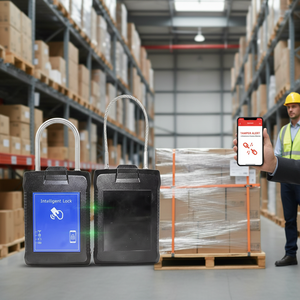 Candado Electrónico Impermeable con Seguimiento GPS 4G LTE LoRa, Sello RFID, Sello <span class=keywords><strong>para</strong></span> Contenedores Logísticos, PC GSM, Aplicación Android IOS, AIL10 Cloud - Product Image 1