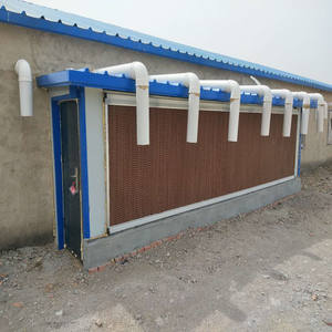 Panel de Enfriamiento Evaporativo de 8 Pulgadas para Gallineros y Granjas Avícolas con Ventilador de Extracción y Tanque de Agua de Plástico - Product Image 5