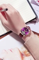 AILANG Montre mécanique originale pour femme, phase de lune, élégante, de luxe, en cuir, avec tourbillon ajouré, mode Reloj