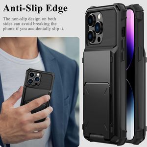 เคสโทรศัพท์แบบกระเป๋าสตางค์พร้อมที่ใส่บัตรสำหรับ <span class=keywords><strong>iPhone</strong></span> 12 <span class=keywords><strong>PRO</strong></span> <span class=keywords><strong>MAX</strong></span> 14 13 <span class=keywords><strong>11</strong></span>เคสมือถือ<span class=keywords><strong>2023</strong></span>พร้อมช่องเสียบการ์ด5ช่อง - Product Image 2