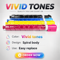 Cartouche de toner couleur compatible GPR-53 NPG-67 C-EXV49 à haut rendement avec puce pour copieur couleur Canon IR ADV C3226/3222L/3130L