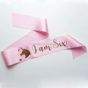 Happy Birthday Party Favors Supplies and Decorations Birthday Girl Glitter Satin Sash