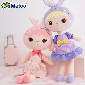 Metoo Jibao Doll-stili lolita simpatico peluche coniglio all'ingrosso Kawaii giocattoli di peluche personalizzati animali di peluche giocattoli