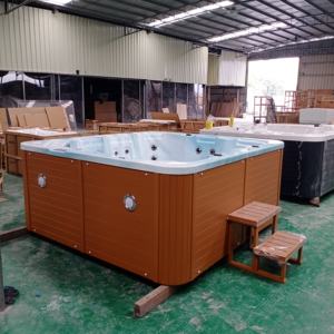 Nuovo Design Vasca Idromassaggio da Giardino per 4-6 Persone Spa con Approvazione CE Piccola Vasca Riscaldata da Esterno <span class=keywords><strong>Jacuzzi</strong></span> Domestica <span class=keywords><strong>in</strong></span> <span class=keywords><strong>Vendita</strong></span> - Product Image 6