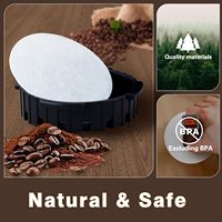 Filtres à café jetables ronds de 60 mm, 100 pièces, compatibles avec les cafetières Aeropress