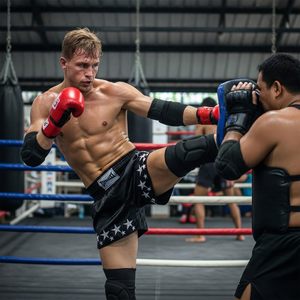 Protezioni Regolabili OEM per Gomiti e Ginocchia da Uomo, per Muay Thai, Kick Boxing, Wrestling, Basket, Ginocchiere Imbottite per <span class=keywords><strong>Pallavolo</strong></span> - Product Image 4
