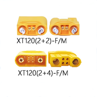 Amass XT120 XT120(2 + 2) XT120(2 + 4) Connecteur de batterie au lithium à courant élevé pour modèle d'avion avec broche de signal New Energy