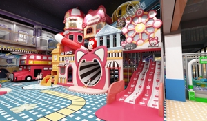 Equipo de Juegos Infantiles con Temática de Transporte Futurista para Entretenimiento Familiar en Interiores y Centros de Actividades en Centros Comerciales - Product Image 3