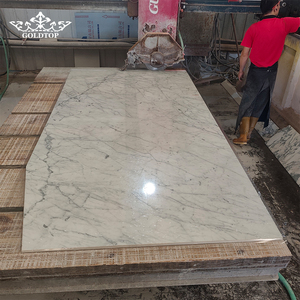 GOLDTOP STONE Polished Statuario Venato Marble Countertop for Modern Hotel and Kitchen Countertop Bathroom Vanity - Product Image 6