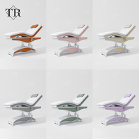 Fauteuil de soin électrique professionnel moderne pour extérieur, 3 moteurs, télécommande, support réglable pour spa, beauté et tatouage
