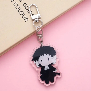 อะนิเมะ <span class=keywords><strong>bungou</strong></span> พวงกุญแจสุนัขจรจัดสำหรับผู้หญิงผู้ชายรูปการ์ตูนพวงกุญแจเครื่องประดับกระเป๋านักเรียนพวงกุญแจจี้น่ารัก - Product Image 6