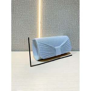 Saten Fiyonk Şeklinde Elmas Kristal Çanta Zinciri Omuz Çantası Kadınlar İçin Süslü Çanta Parti Balo El Çantası Abiye Çanta - Product Image 1