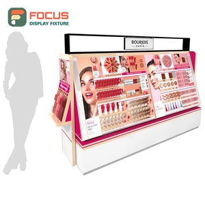 Modern Shop Interior <b>Lockable</b> Floor Display Stand One Stop Solution Cosmetic Display <b>Cabinet</b> - Product Image 5