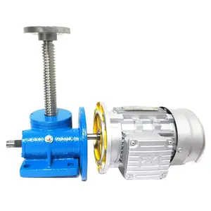 Rotating custom-made motor drive worm screw jack