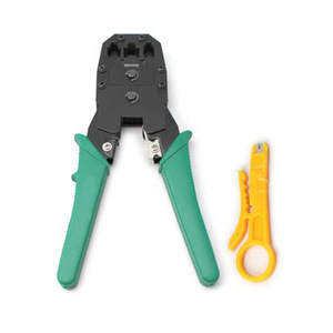 Crimping Tool For 23 Awg <b>Wire</b> Steel Body <b>Soft</b> Grip Handle Front Entry Crimping Application - Product Image 4