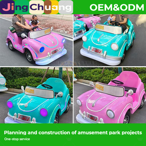 Coche de choque a batería luminoso para niños, doble, para centros comerciales, parques infantiles y puestos de mercado nocturno - Product Image 1