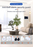 Système d'alarme intelligent 24h/24 pour maison connectée WiFi + 2G avec moniteur de sécurité jour/nuit OLED pour hôtels, contrôlé électriquement via Android