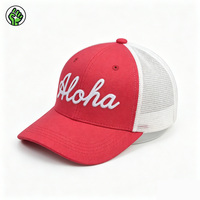 Casquette Trucker 6 Panneaux Personnalisée en Maille Unisexe avec Logo Imprimé de Haute Qualité pour Sports de Plein Air et Plage