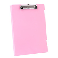 Porte-documents A4 transparent personnalisé avec rangement et espace pour signature, en PP