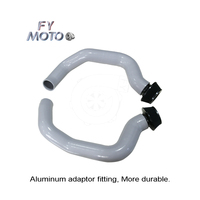 Kit de manguera de inducción de aire frío gris para BMW M8 M5 F90 F91 F92 F93 18-22 6ply 7MM de espesor