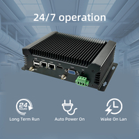 Ordinateur industriel YCT I7 5500U 2,70 GHz, DDR3 8 Go de RAM et SSD 128 Go HD+VGA WiFi Gigabit LAN, PC de bureau industriel