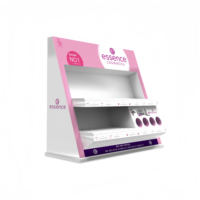 Présentoir en acrylique pour maquillage Ray Custom Make up, support pour flacons cosmétiques, présentoir à rouges à lèvres