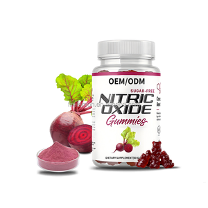 OEM/ODM fabrika kaynağı nitrik oksit pancar Gummies-enerji ve dolaşım desteği şekersiz Vegan pektin Gummies60 adet/şişe - Product Image 2