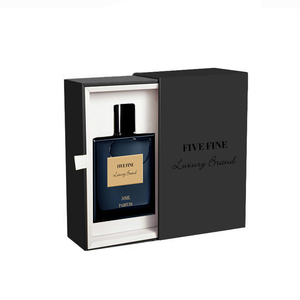 Boîte-cadeau de luxe en carton carré à tiroir coulissant avec gaufrage et feuille d'or Boîtes de parfum cosmétiques coulissantes avec logo personnalisé - Product Image 5