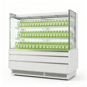 Vitrina de bajo consumo con cortina de aire visible para conservar y exhibir bebidas alcohólicas - Product Image 3