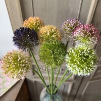 Fleur artificielle d'oignon KW-F172 à tige unique, en plastique, pour arrangement floral et décoration de mariage