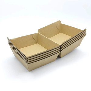 Caja de Papel para Almuerzo Personalizada con Logotipo, Biodegradable, Reutilizable, Cuadrada, Resistente, Reciclable, para <span class=keywords><strong>Comida</strong></span> <span class=keywords><strong>Rápida</strong></span> y Hamburguesas - Product Image 5